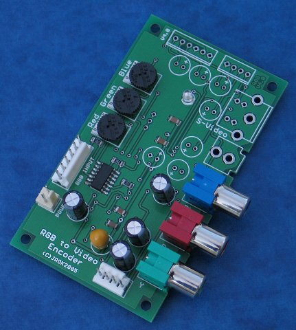 RGB to Component Only Encoder Topside