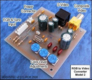 RGB to TV convertor