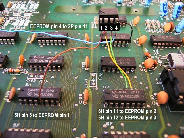Side View EEPROM Connections